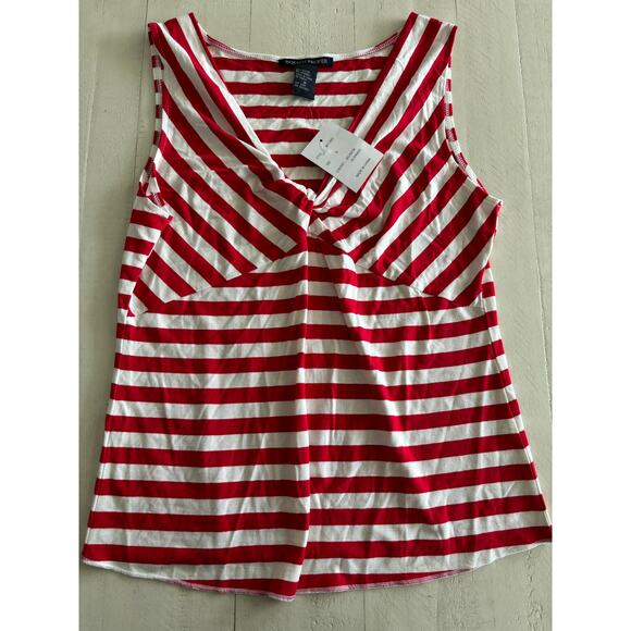 Boston Proper Red and White Tank Top Size Medium NWT - Picture 1 of 3